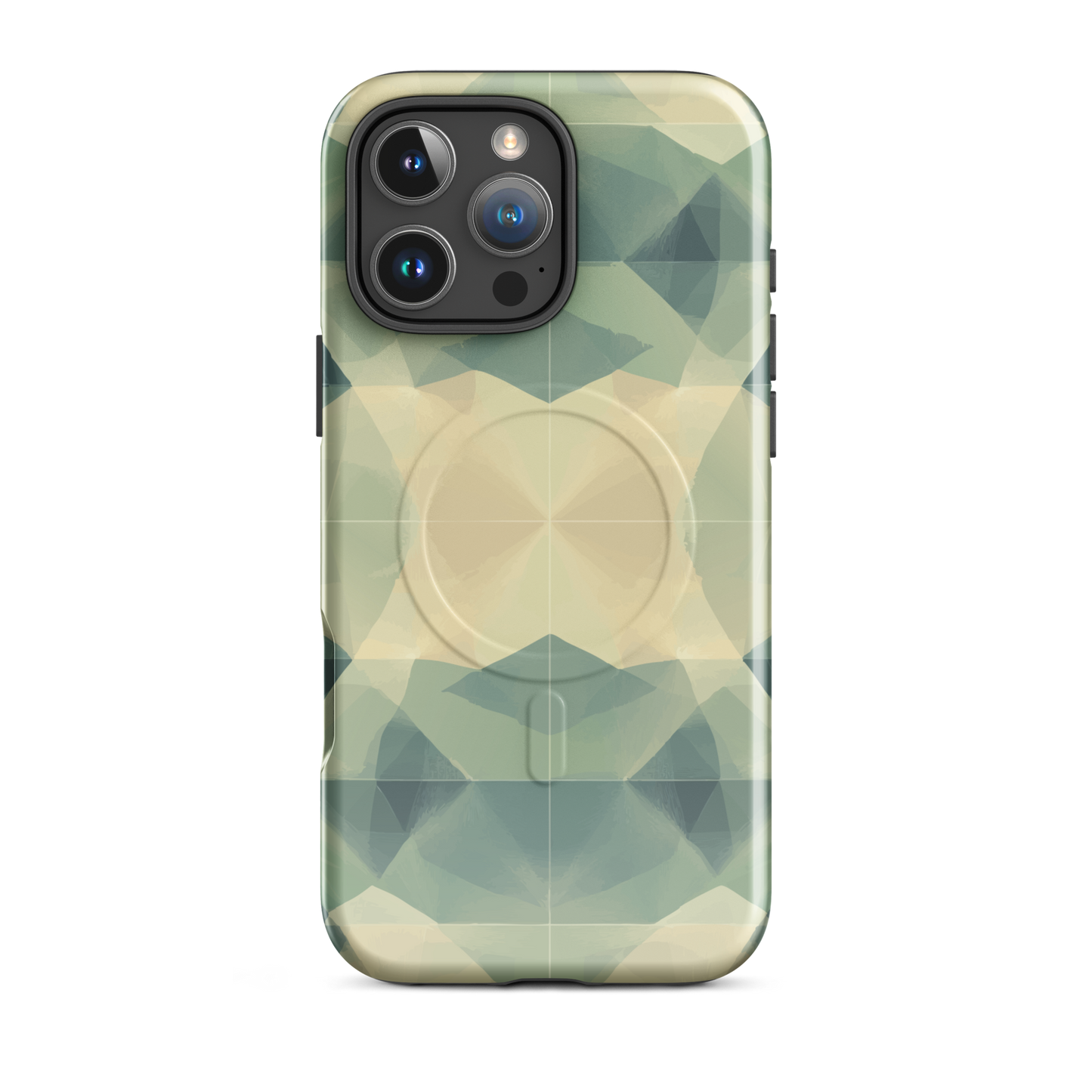 'Symmetry' iPhone 16 Pro Max MagSafe tough phone case - protective glossy case NZ Australia