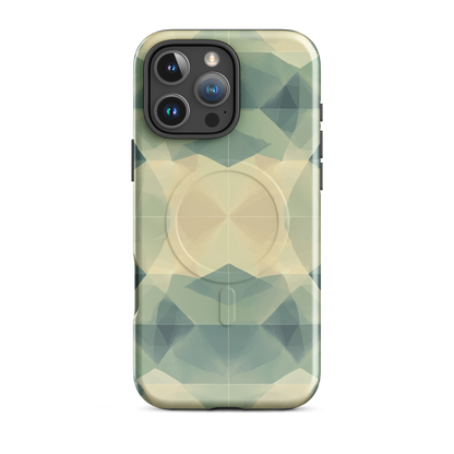 'Symmetry' iPhone 16 Pro Max MagSafe tough phone case - protective glossy case NZ Australia