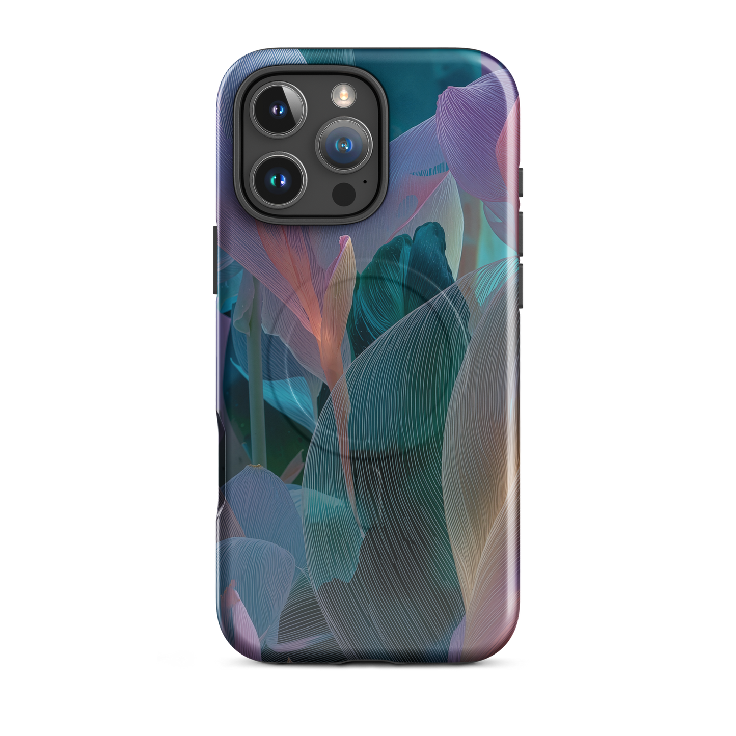 'Ethereal Blades' iPhone 16 Pro Max MagSafe tough phone case - protective glossy case NZ Australia