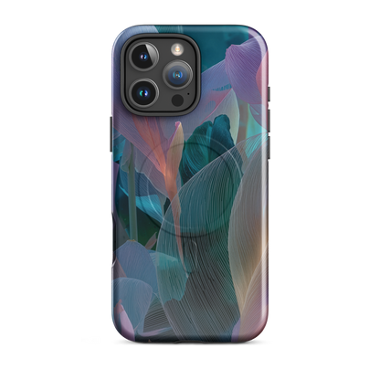 'Ethereal Blades' iPhone 16 Pro Max MagSafe tough phone case - protective glossy case NZ Australia