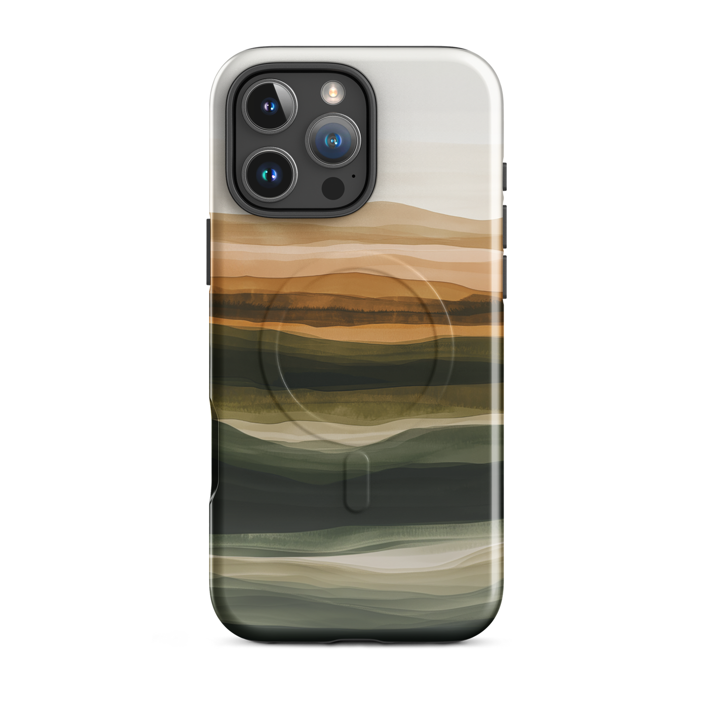 'Earth' iPhone 16 Pro Max MagSafe tough phone case - protective glossy case NZ Australia