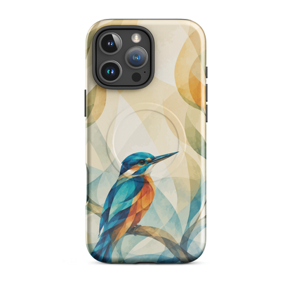 'Kotare' iPhone 16 Pro Max MagSafe tough phone case - protective glossy case NZ Australia