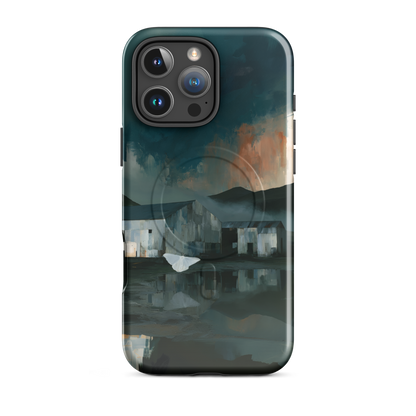 'Evening Flight' iPhone 16 Pro Max MagSafe phone case - protective glossy case NZ Australia
