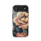 'Vintage Pink Roses' iPhone 17 Air MagSafe tough phone case - protective glossy case NZ Australia