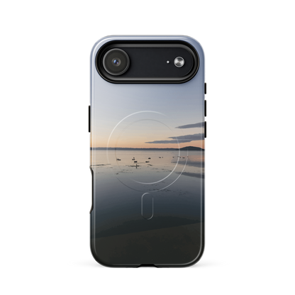 'Whispers on the Lake' iPhone 17 Air MagSafe tough phone case - protective glossy case NZ Australia