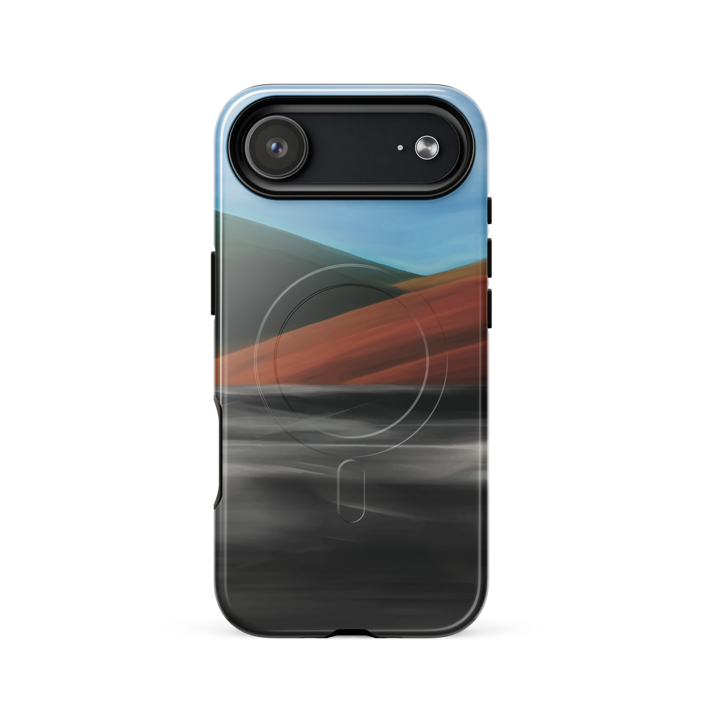 'Heat Wave' iPhone 17 Air MagSafe tough phone case - protective glossy case NZ Australia