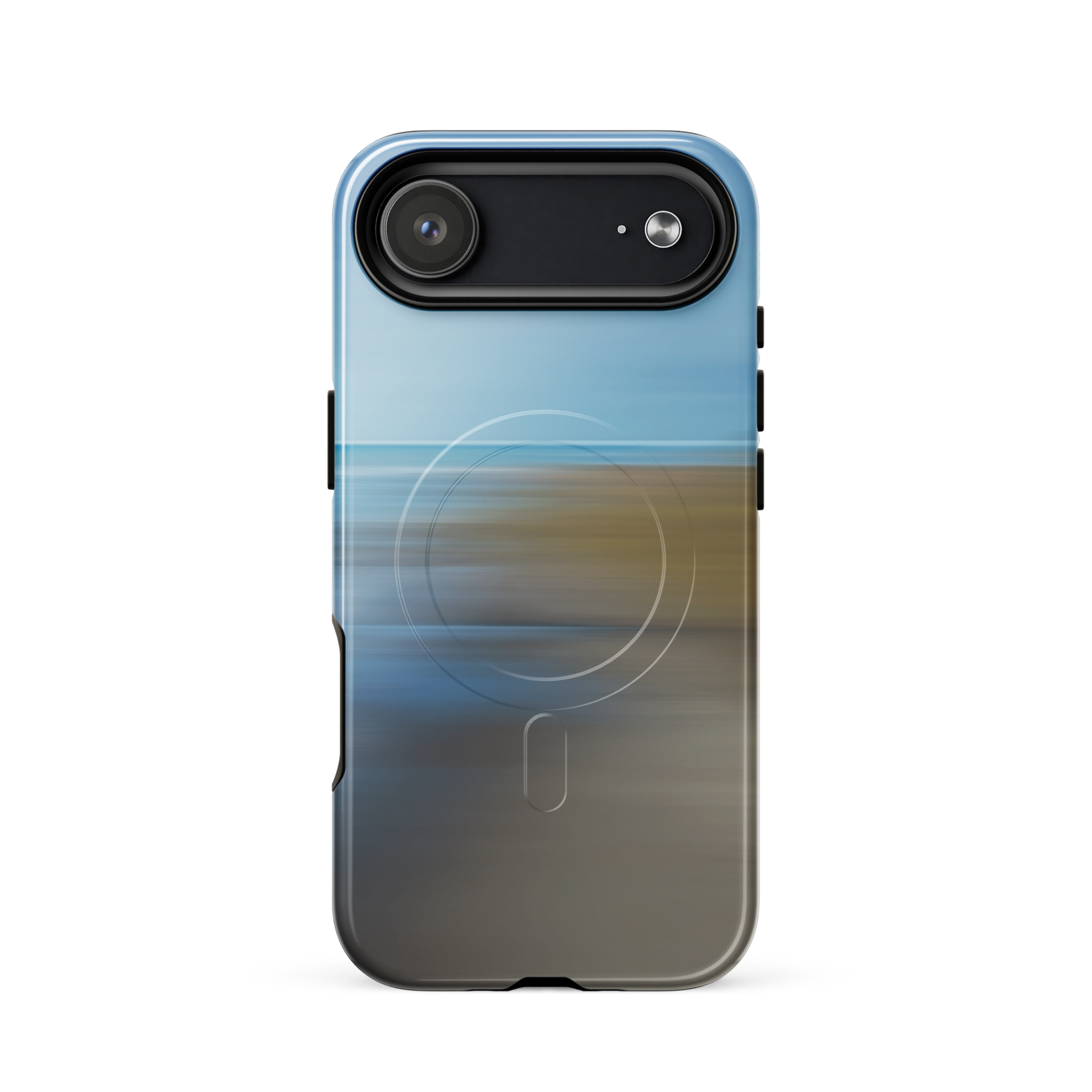 'Ocean Breeze' iPhone 17 Air MagSafe tough phone case - protective glossy case NZ Australia