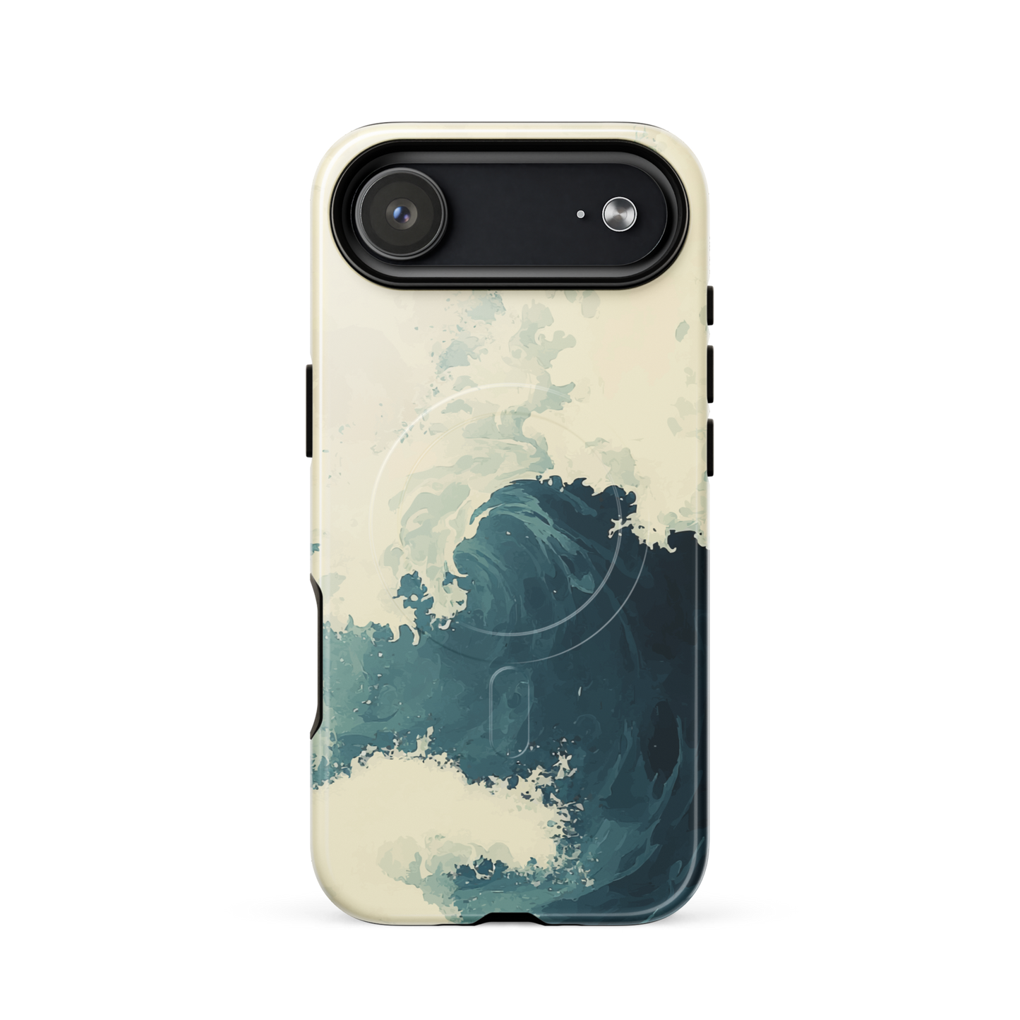 'Rising Swell' iPhone 17 Air MagSafe tough phone case - protective glossy case NZ Australia