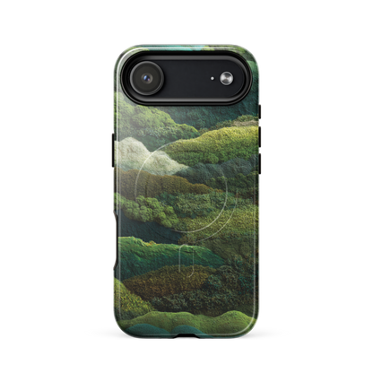 'Forest Layers' iPhone 17 Air MagSafe tough phone case - protective glossy case NZ Australia