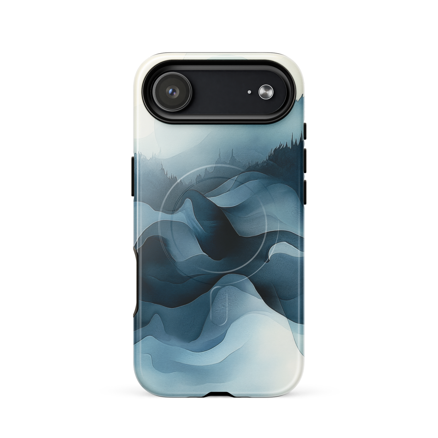 'Still Valleys' iPhone 17 Air MagSafe tough phone case - protective glossy case NZ Australia