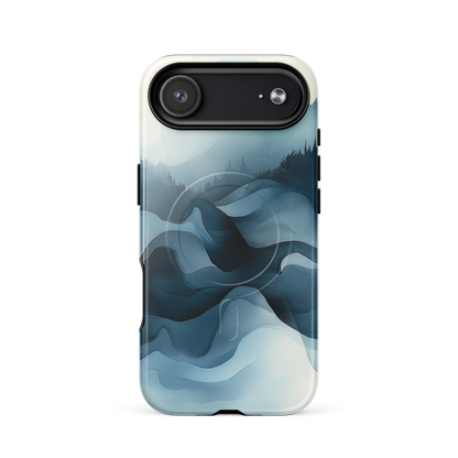 'Still Valleys' iPhone 17 Air MagSafe tough phone case - protective glossy case NZ Australia