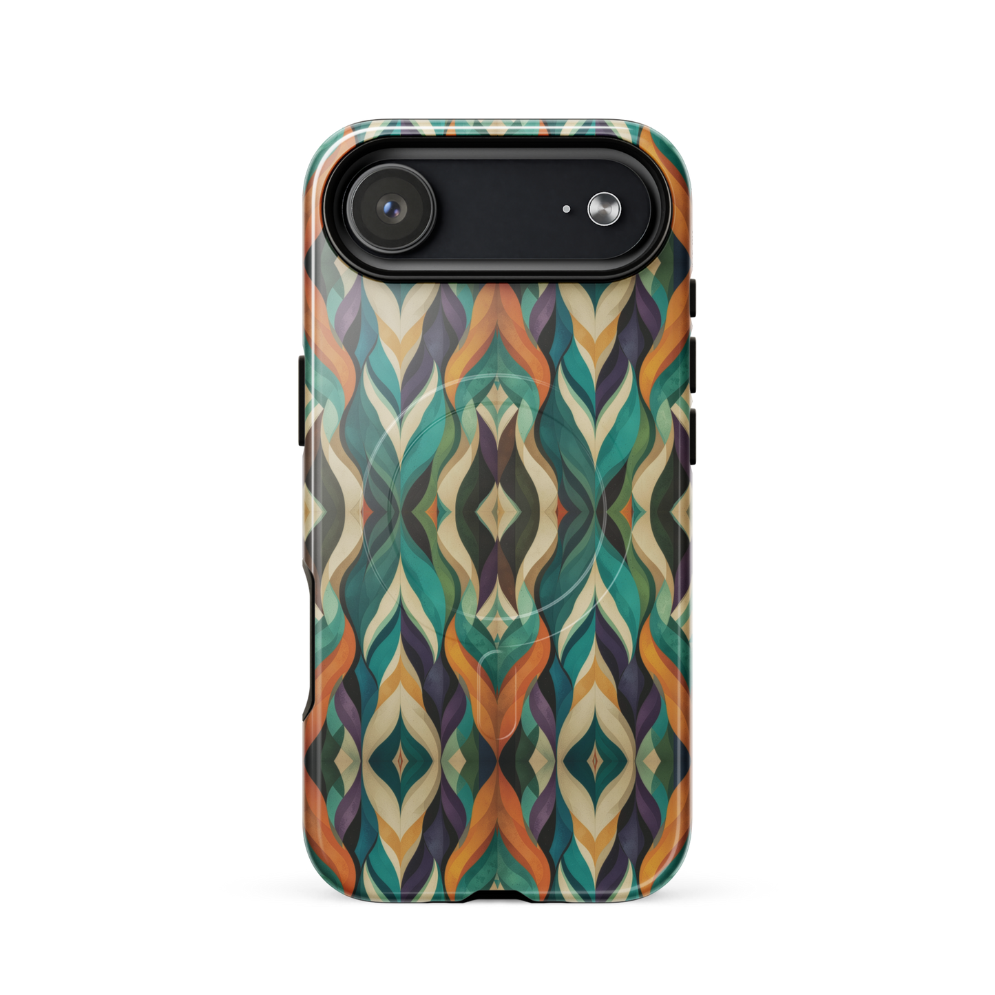 'Rhythm' iPhone 17 Air MagSafe tough phone case - protective glossy case NZ Australia