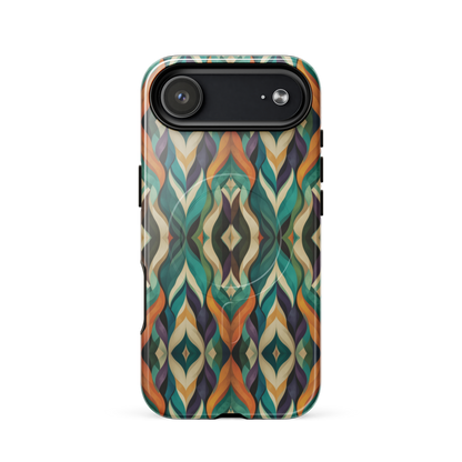'Rhythm' iPhone 17 Air MagSafe tough phone case - protective glossy case NZ Australia