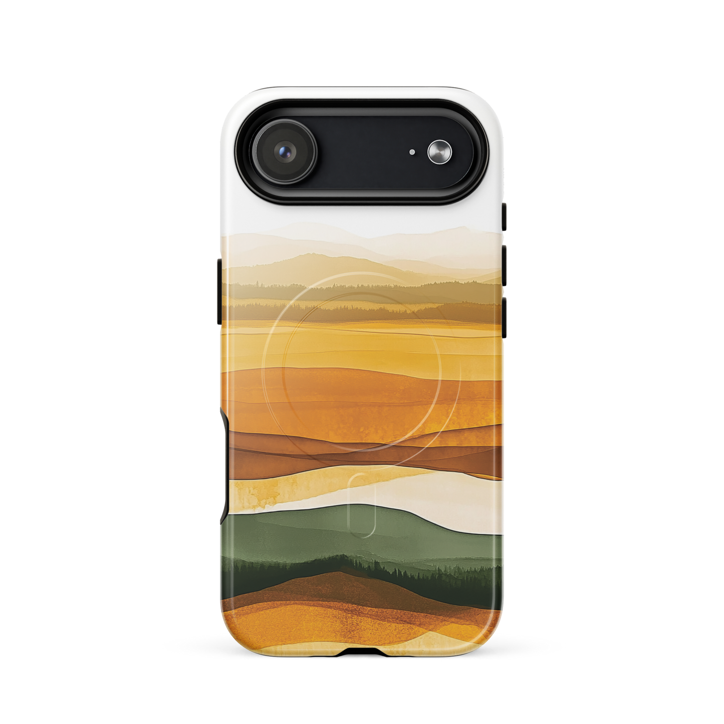 'Autumn' iPhone 17 Air MagSafe tough phone case - protective glossy case NZ Australia