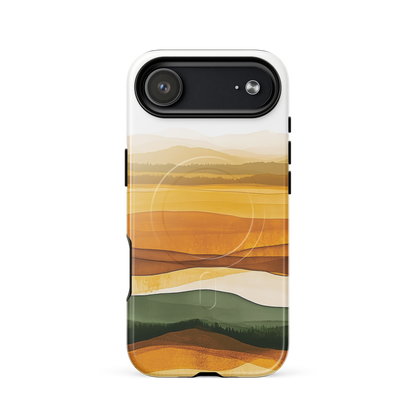 'Autumn' iPhone 17 Air MagSafe tough phone case - protective glossy case NZ Australia