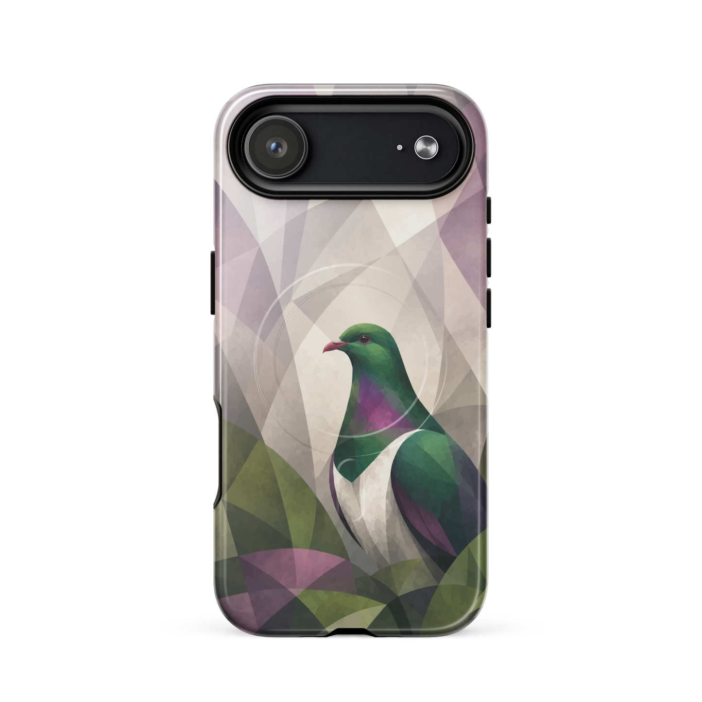 'Kereru' iPhone 17 Air MagSafe tough phone case - protective glossy case NZ Australia