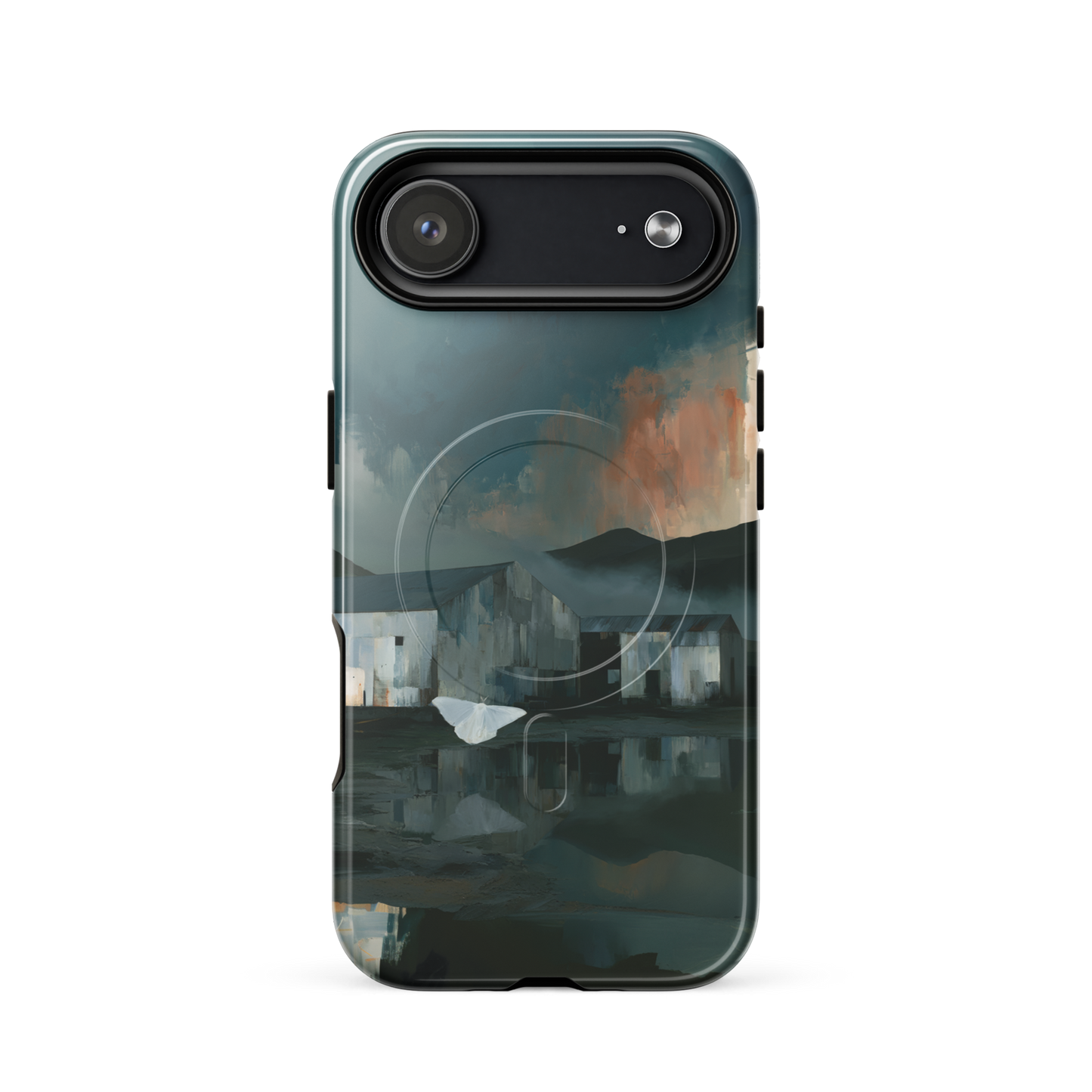 'Evening Flight' iPhone 17 Air MagSafe phone case - protective glossy case NZ Australia