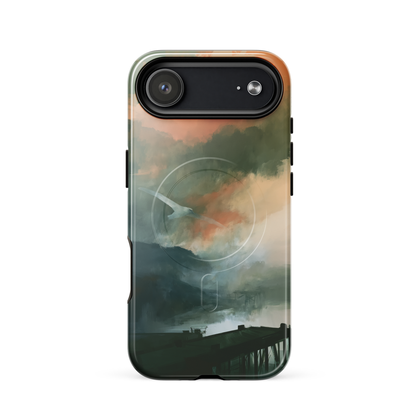 'Harbour' iPhone 17 Air MagSafe phone case - protective glossy case NZ Australia