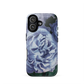 'Blue Rose' iPhone 17 MagSafe tough phone case - protective glossy case NZ Australia