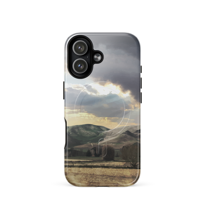 'Te Hauke' iPhone 17 MagSafe tough phone case - protective glossy case NZ Australia