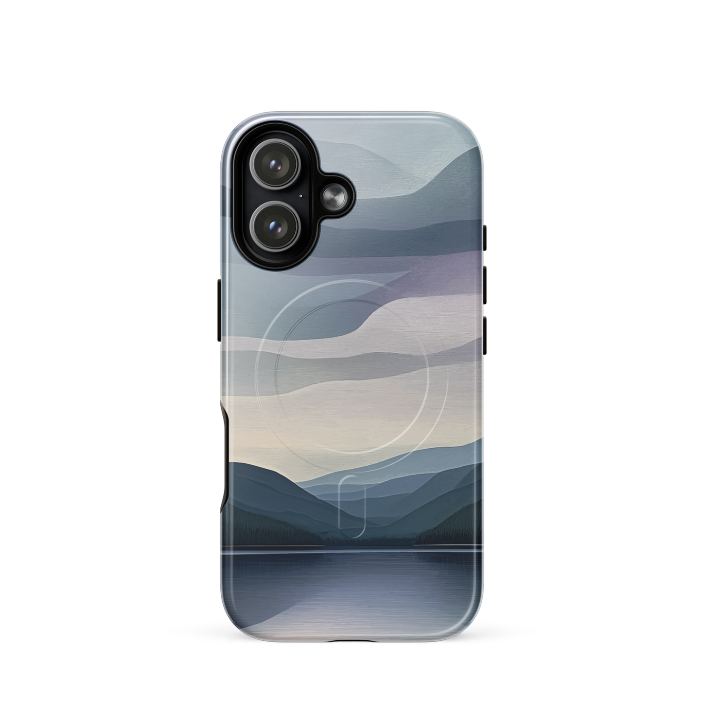 'Reflections' iPhone 17 MagSafe tough phone case - protective glossy case NZ Australia