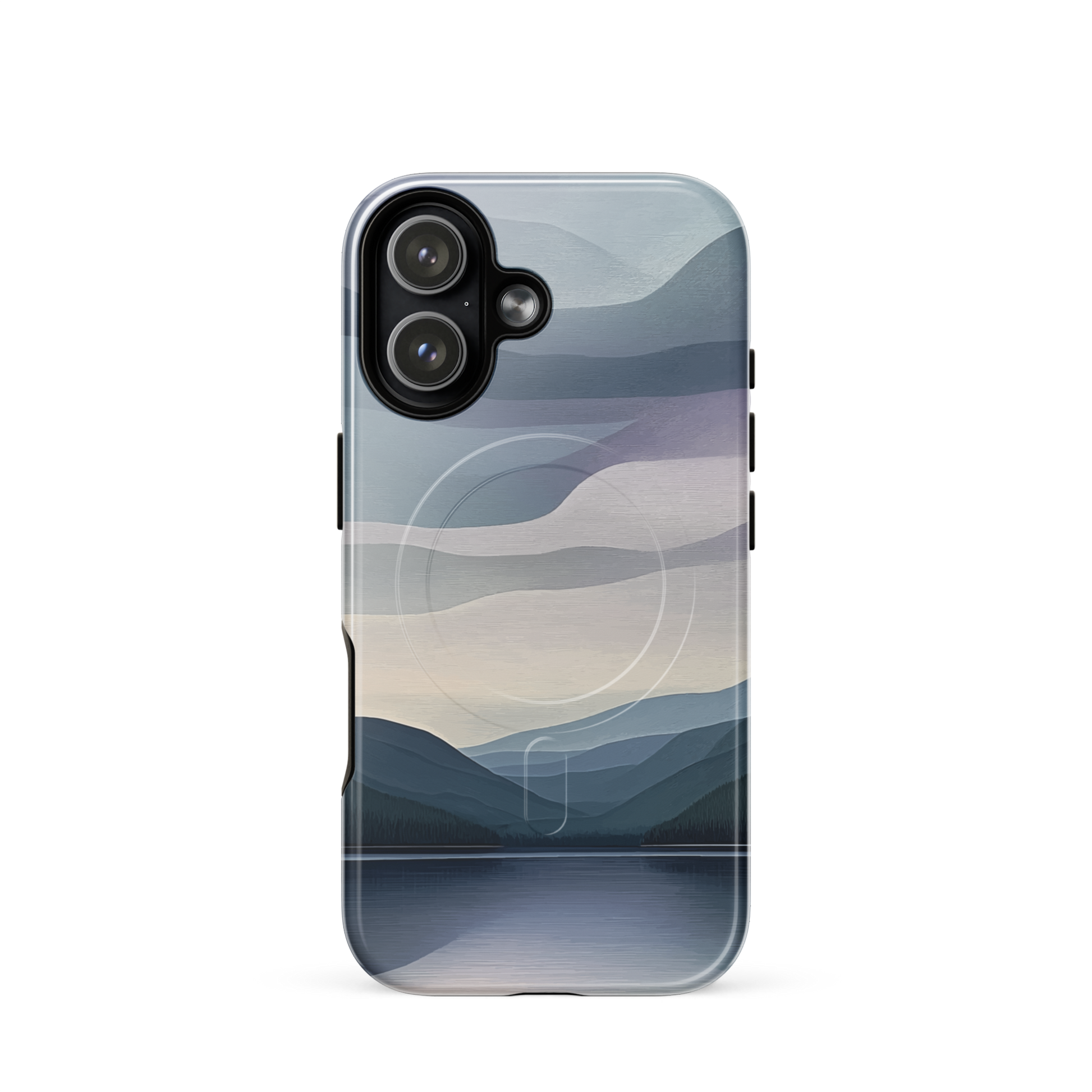 'Reflections' iPhone 17 MagSafe tough phone case - protective glossy case NZ Australia