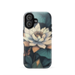 'Water Lily' iPhone 17 MagSafe tough phone case - protective glossy case NZ Australia