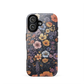 'Wildflowers' iPhone 17 MagSafe tough phone case - protective glossy case NZ Australia