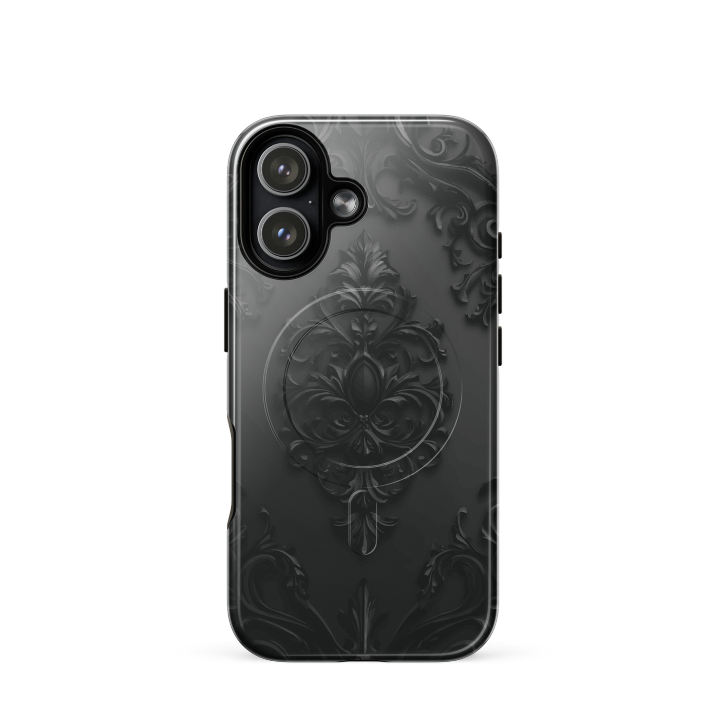 'Obsidian' iPhone 17 MagSafe tough phone case - protective glossy case NZ Australia