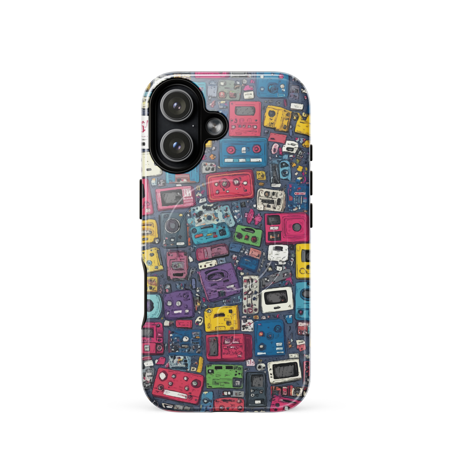 'Arcade' iPhone 17 MagSafe tough phone case - protective glossy case NZ Australia