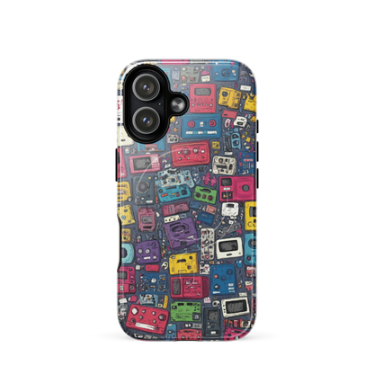 'Arcade' iPhone 17 MagSafe tough phone case - protective glossy case NZ Australia
