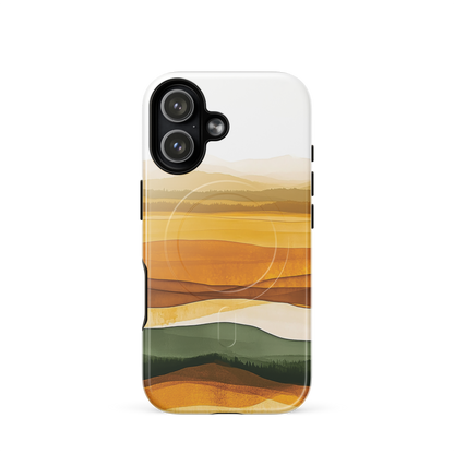 'Autumn' iPhone 17 MagSafe tough phone case - protective glossy case NZ Australia
