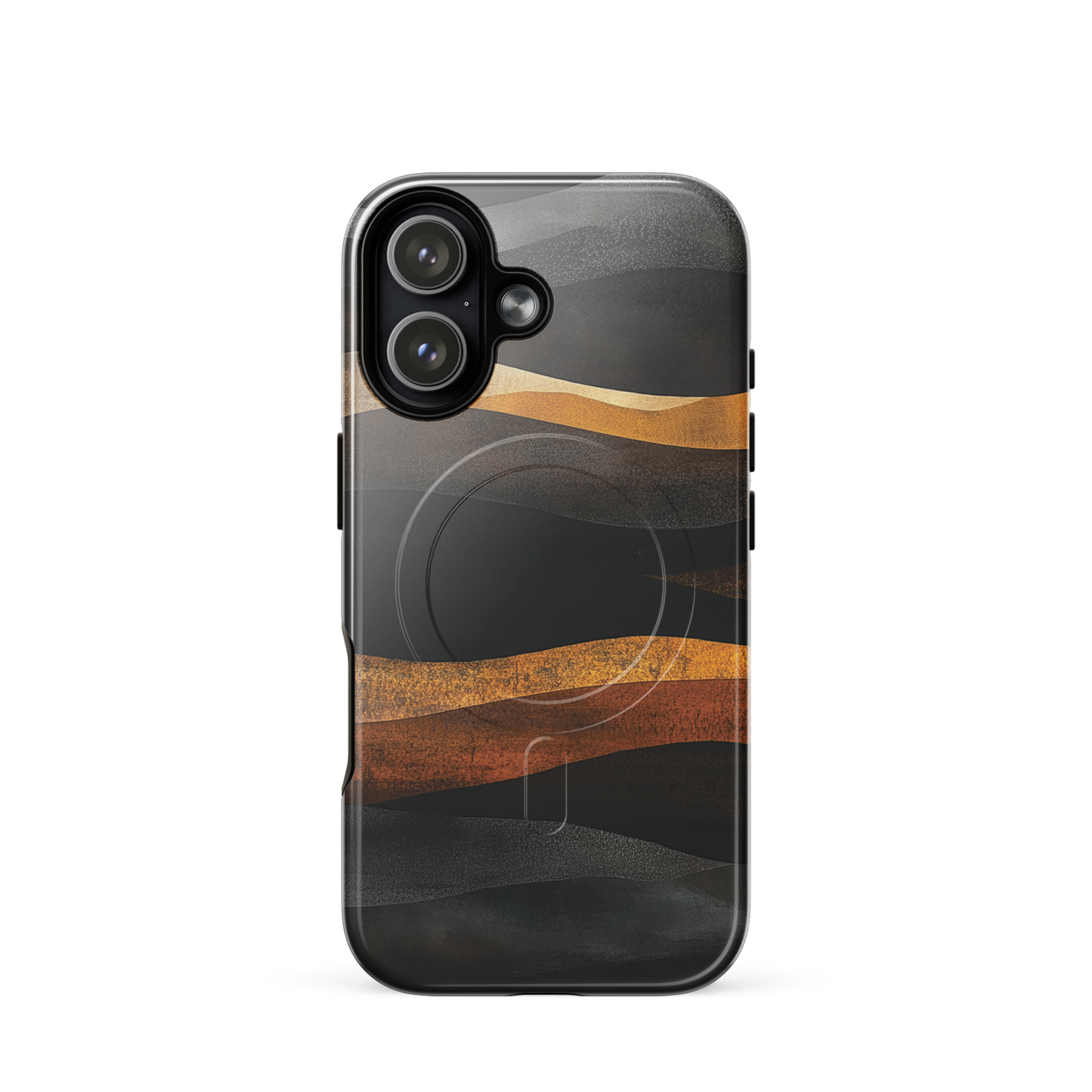 'Flow' iPhone 17 MagSafe tough phone case - protective glossy case NZ Australia