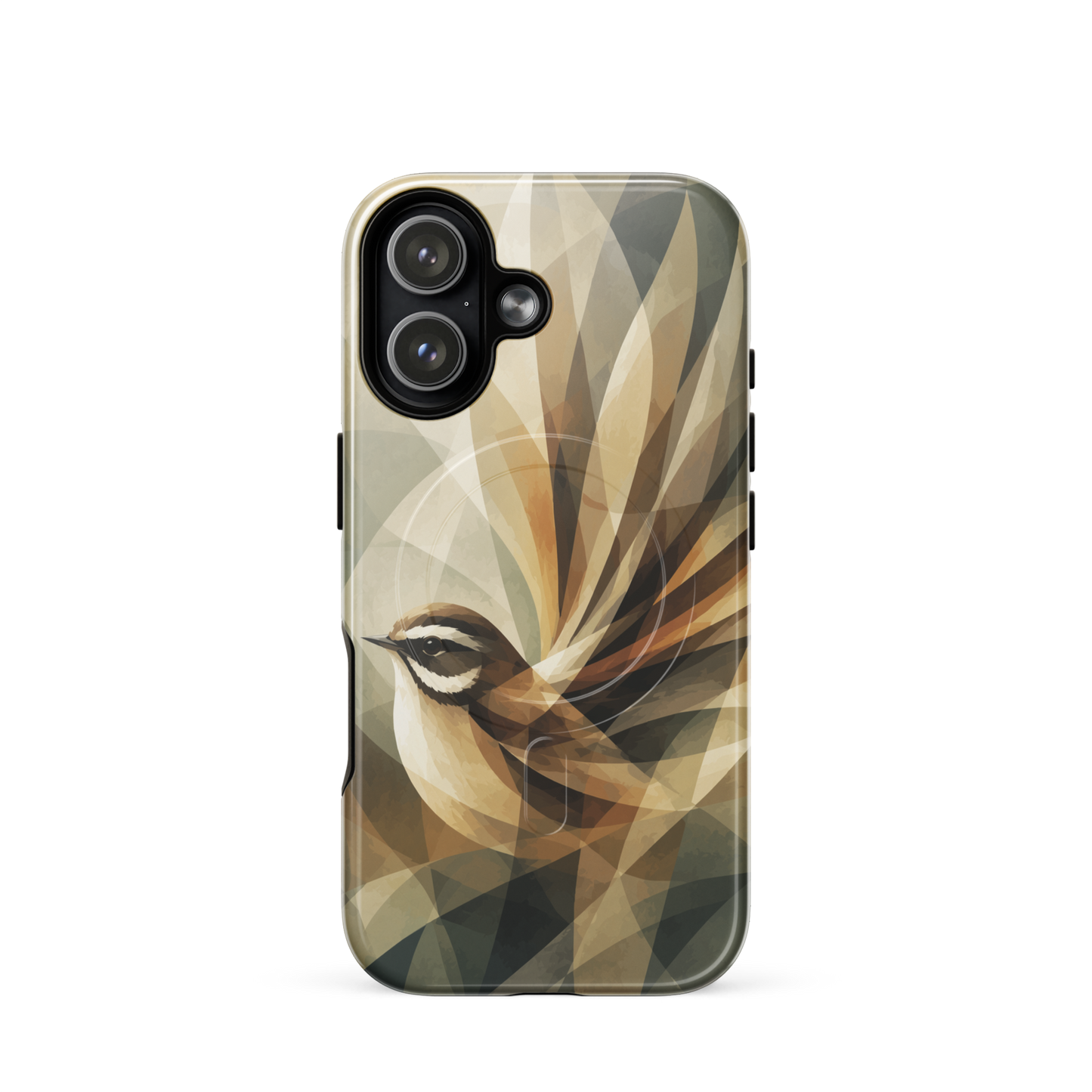 'Fantail' iPhone 17 MagSafe tough phone case - protective glossy case NZ Australia