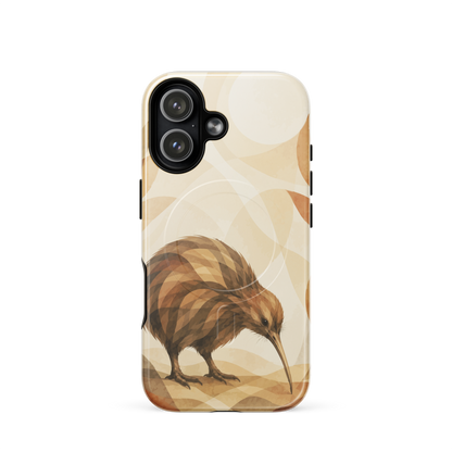 'Kiwi' iPhone 17 MagSafe tough phone case - protective glossy case NZ Australia