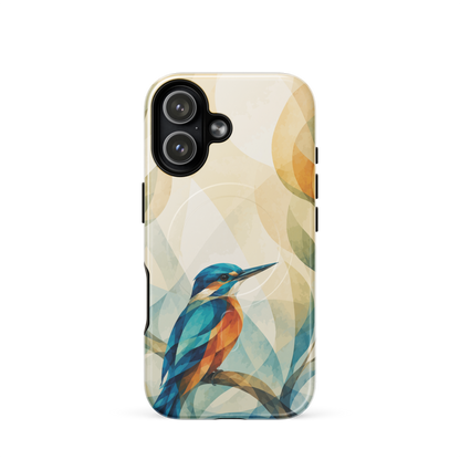 'Kotare' iPhone 17 MagSafe tough phone case - protective glossy case NZ Australia