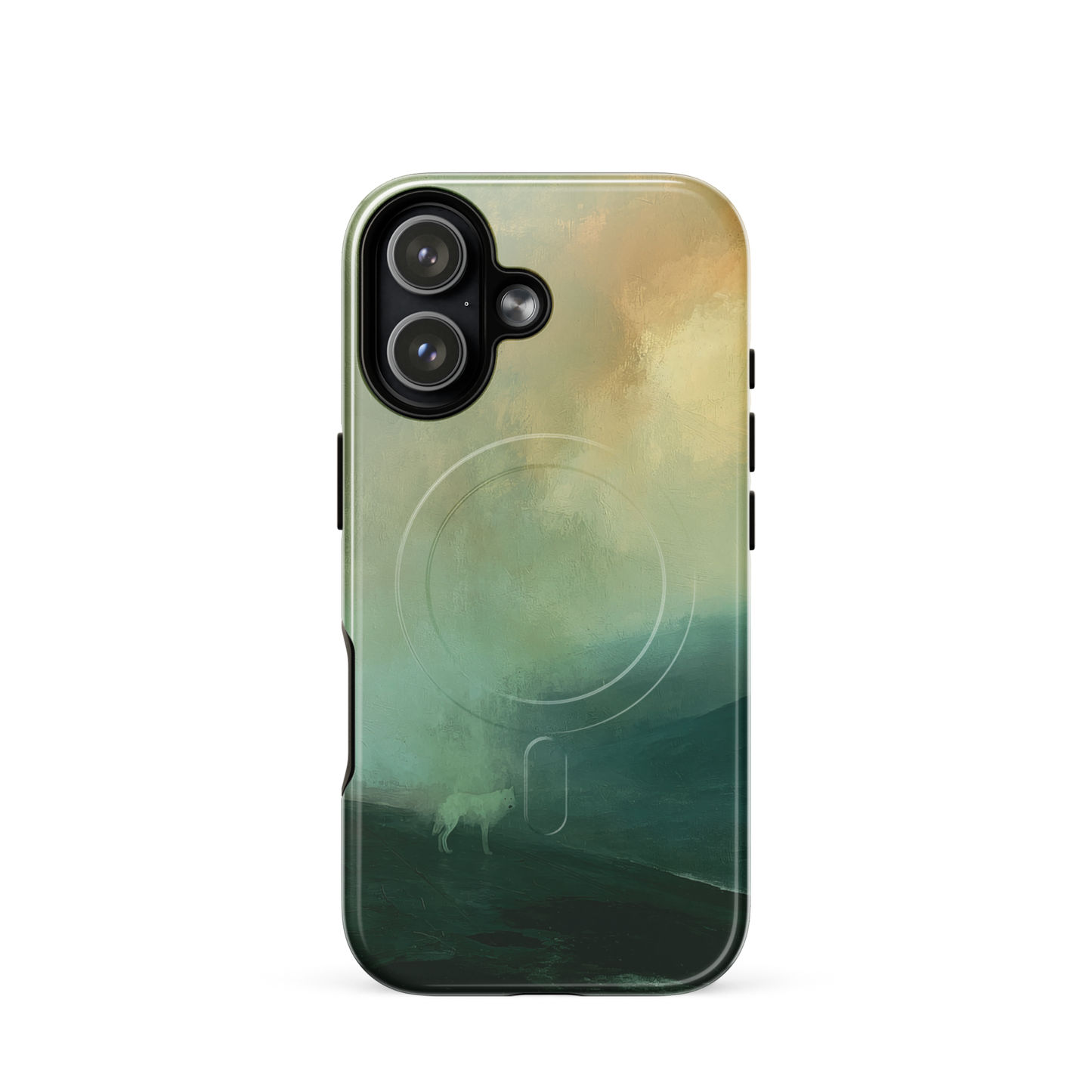 'Acid Rain' iPhone 17 MagSafe phone case - protective glossy case NZ Australia