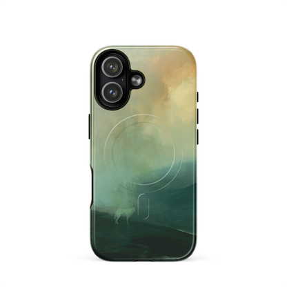 'Acid Rain' iPhone 17 MagSafe phone case - protective glossy case NZ Australia