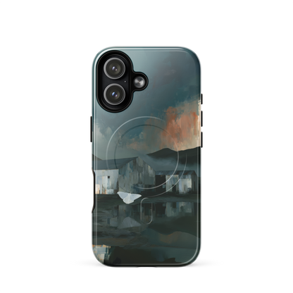 'Evening Flight' iPhone 17 MagSafe phone case - protective glossy case NZ Australia