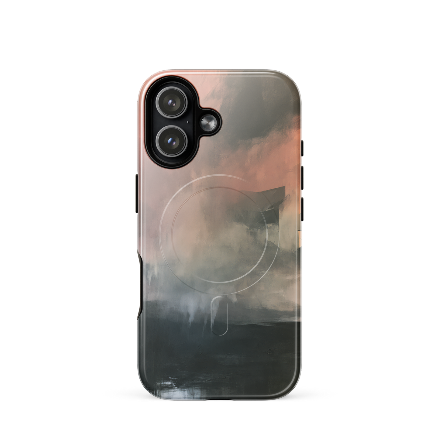 'Glass' iPhone 17 MagSafe phone case - protective glossy case NZ Australia