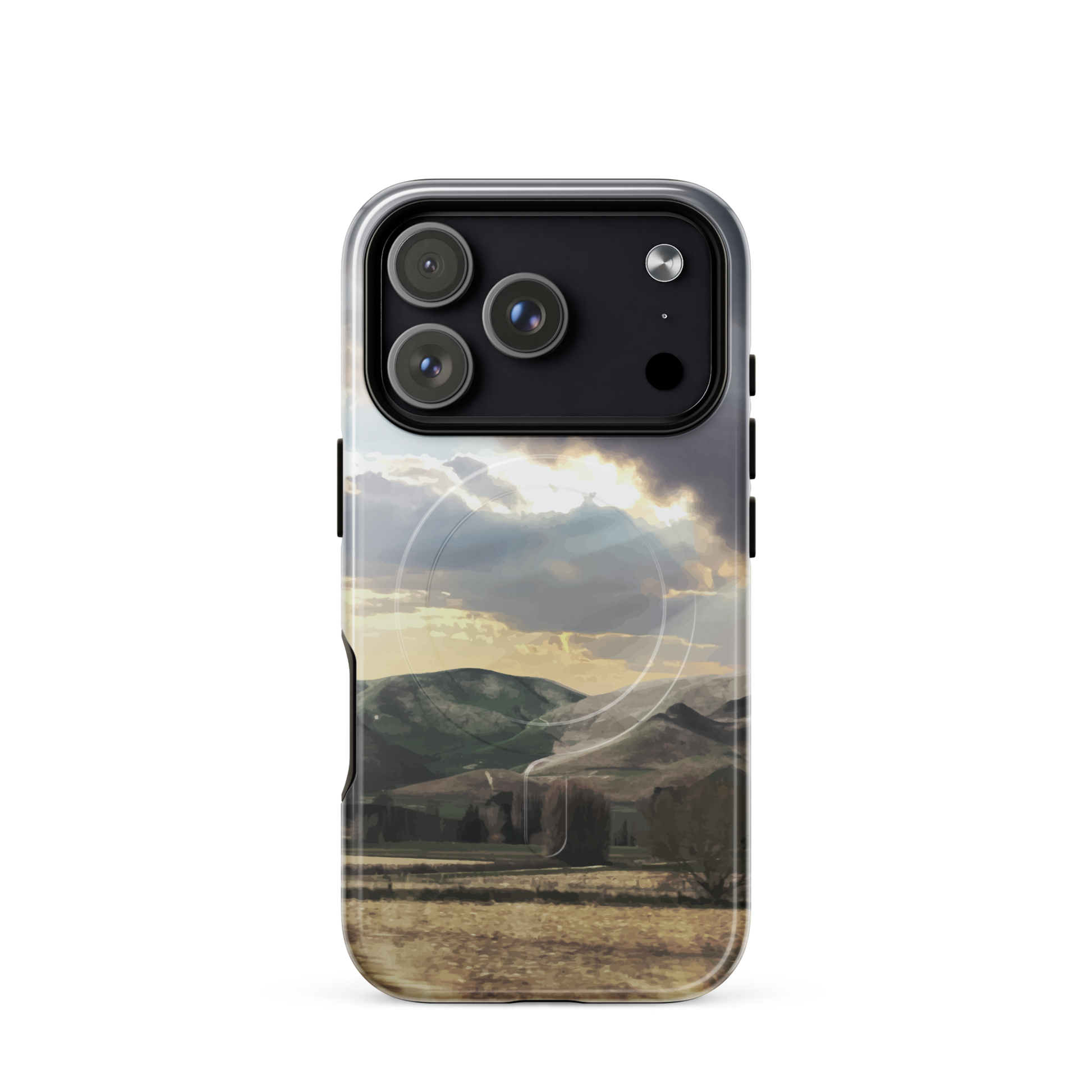 'Te Hauke' iPhone 17 Pro MagSafe tough phone case - protective glossy case NZ Australia