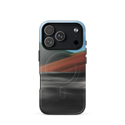 'Heat Wave' iPhone 17 Pro MagSafe tough phone case - protective glossy case NZ Australia