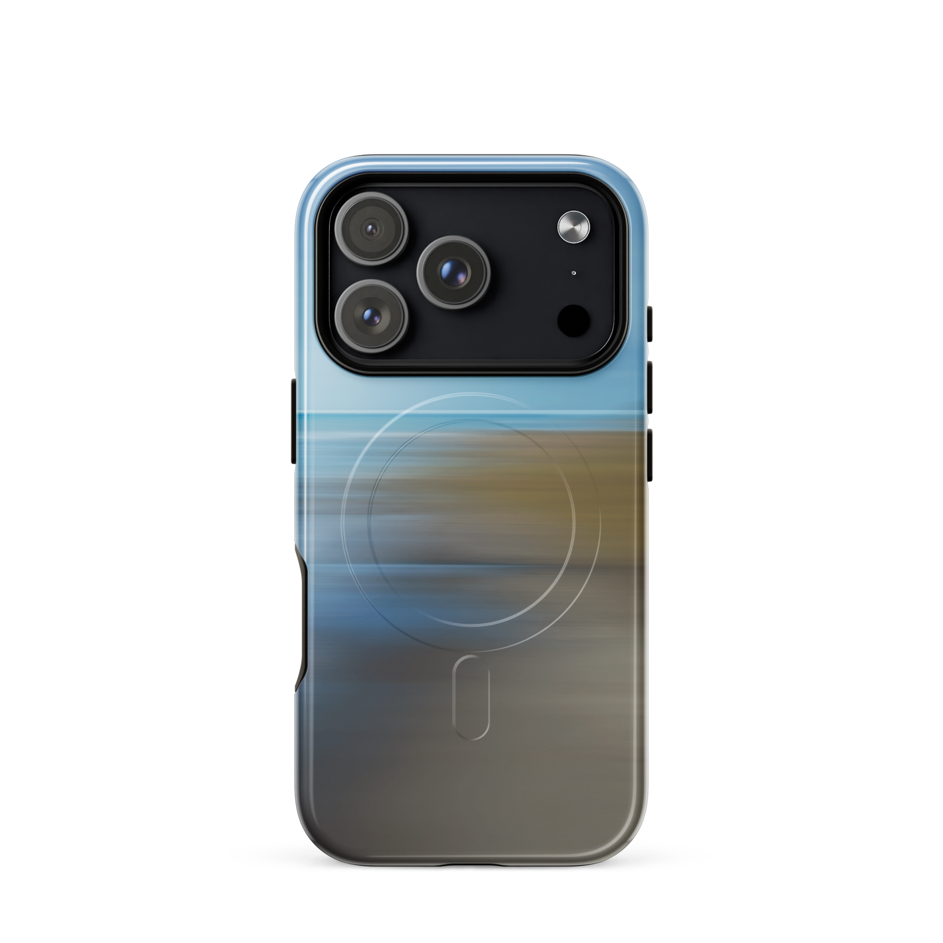 'Ocean Breeze' iPhone 17 Pro MagSafe tough phone case - protective glossy case NZ Australia