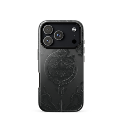 'Obsidian' iPhone 17 Pro MagSafe tough phone case - protective glossy case NZ Australia