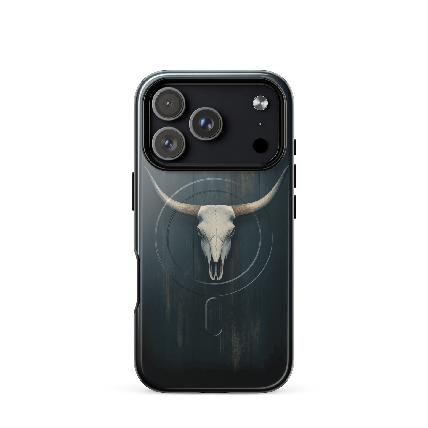 'Longhorn' iPhone 17 Pro MagSafe tough phone case - protective glossy case NZ Australia