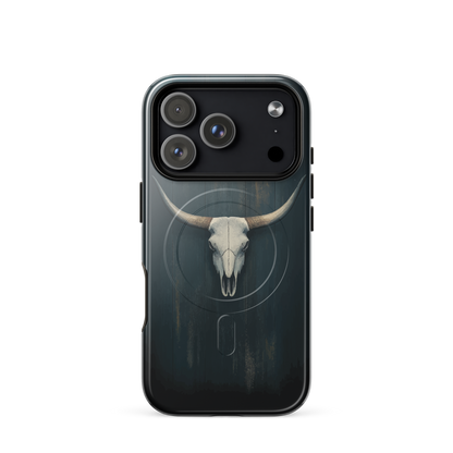 'Longhorn' iPhone 17 Pro MagSafe tough phone case - protective glossy case NZ Australia