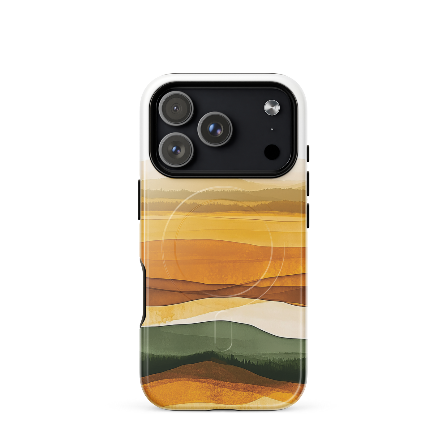 'Autumn' iPhone 17 Pro MagSafe tough phone case - protective glossy case NZ Australia
