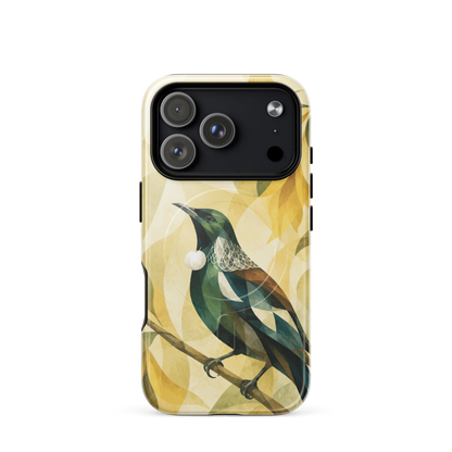 'Tui' iPhone 17 Pro MagSafe tough phone case - protective glossy case NZ Australia