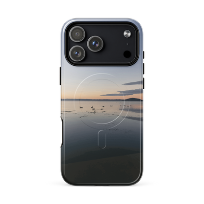 'Whispers on the Lake' iPhone 17 Pro Max MagSafe tough phone case - protective glossy case NZ Australia
