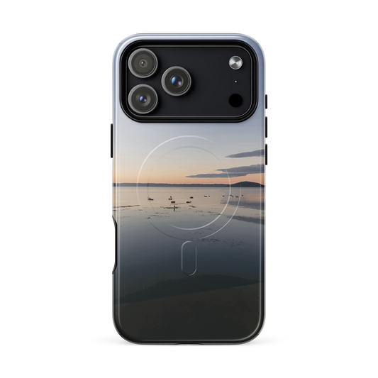 'Whispers on the Lake' iPhone 17 Pro Max MagSafe tough phone case - protective glossy case NZ Australia
